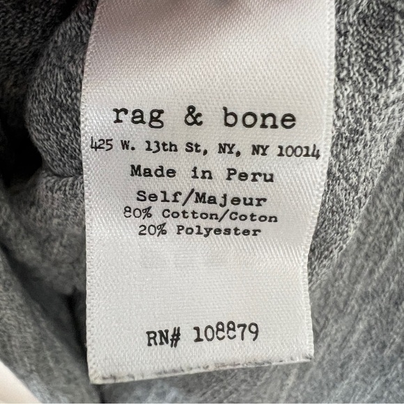 Rag & Bone Long Sleeve Henley Shirt - Picture 5 of 5